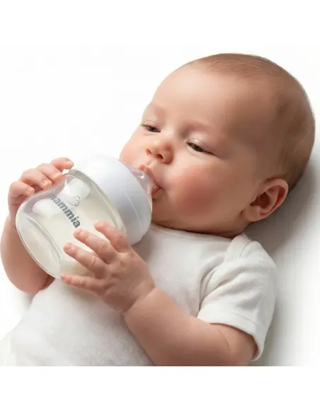 Mammia Natural Feeling baby bottle 90 ml — from 0 months (newborn flow) — photo 4