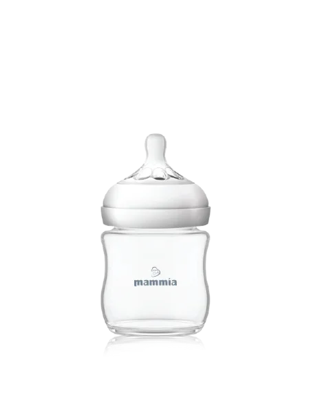 Mammia Natural Feeling baby bottle 120 ml — from 0 months (newborn flow)
