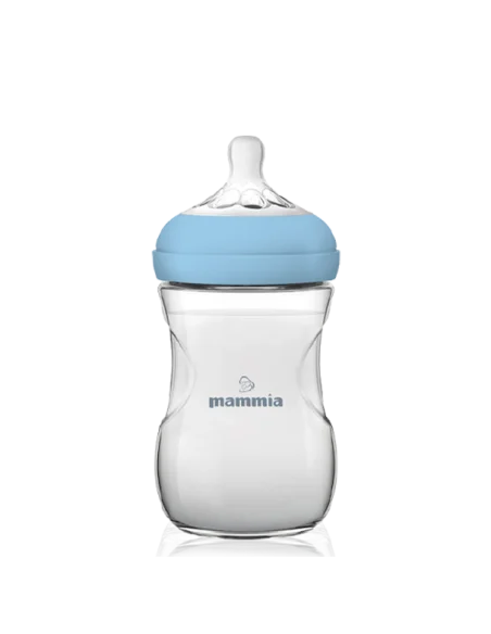 Mammia Biberon Natural Feeling 240ml - 3 mois (débit adapté)