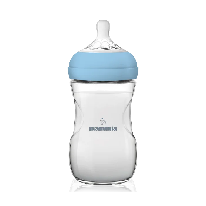 Mammia Biberon Natural Feeling 330ml - 6 mois (débit adapté)