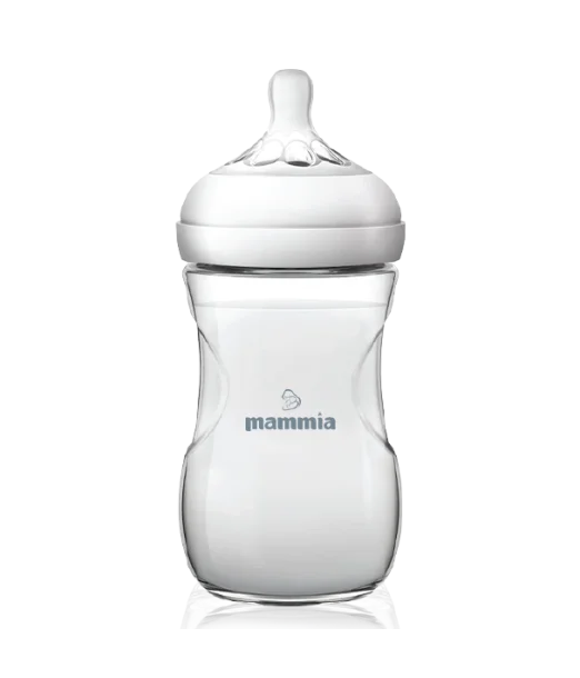 Mammia Biberon Natural Feeling 330ml - 6 mois (débit adapté) au Maroc - Baby And Mom