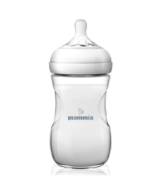 Mammia Natural Feeling baby bottle 330 ml - from 6 months (suitable flow)