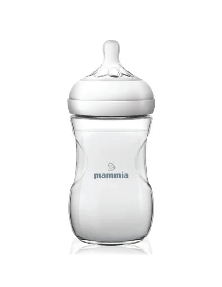 Mammia Biberon Natural Feeling 330ml - 6 mois (débit adapté)
