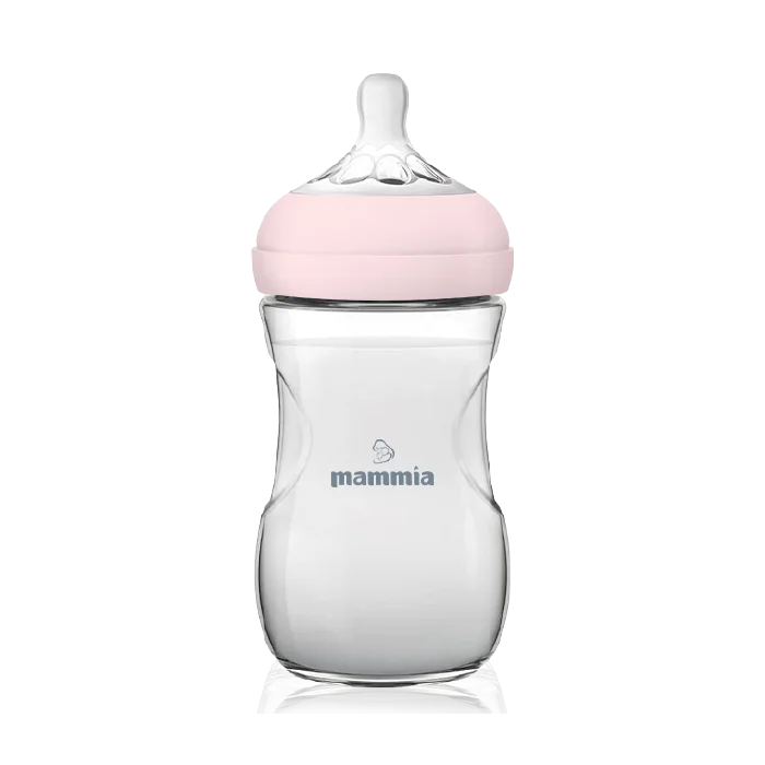 Mammia Biberon Natural Feeling 330ml - 6 mois (débit adapté)