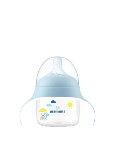 Mammia evolving 2-in-1 baby bottle with ergonomic handle 150 ml — photo 3