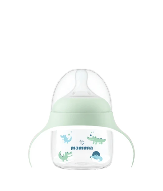 Mammia evolving 2-in-1 baby bottle with ergonomic handle 150 ml