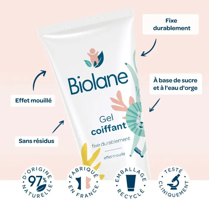Biolane Gel Coiffant 100ml Accessoires de toilette - Biolane