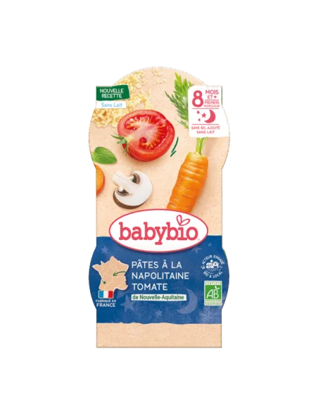 Babybio Good night Napolitana pasta 2x200g from 8 months