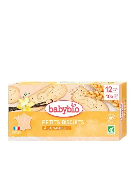 Babybio Petits Biscuits à la Vanille 160g 8mois+ Céréales &