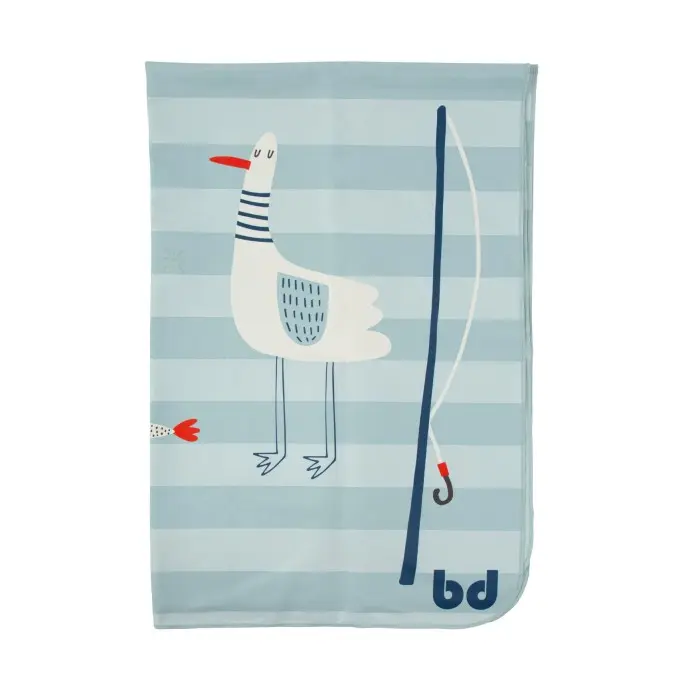 Bimbidreams Serviette de plage 100x150cm - Gavina Azul