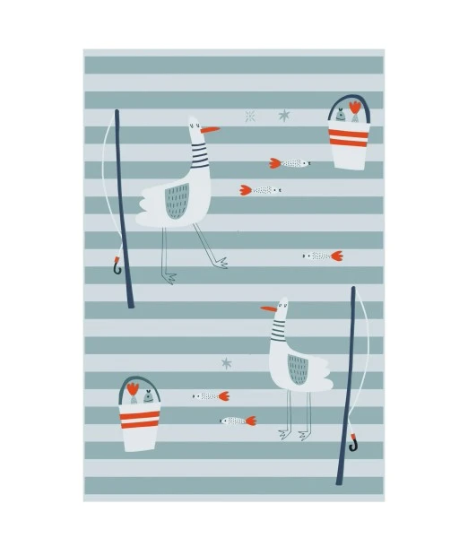 Bimbidreams beach towel 100x150cm - Gavina Blue