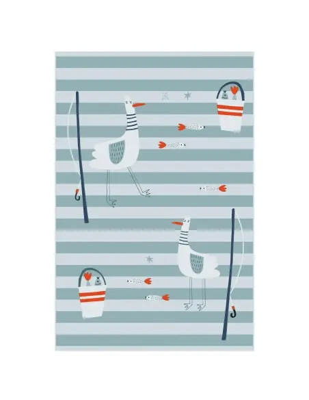 Bimbidreams beach towel 100x150cm - Gavina Blue