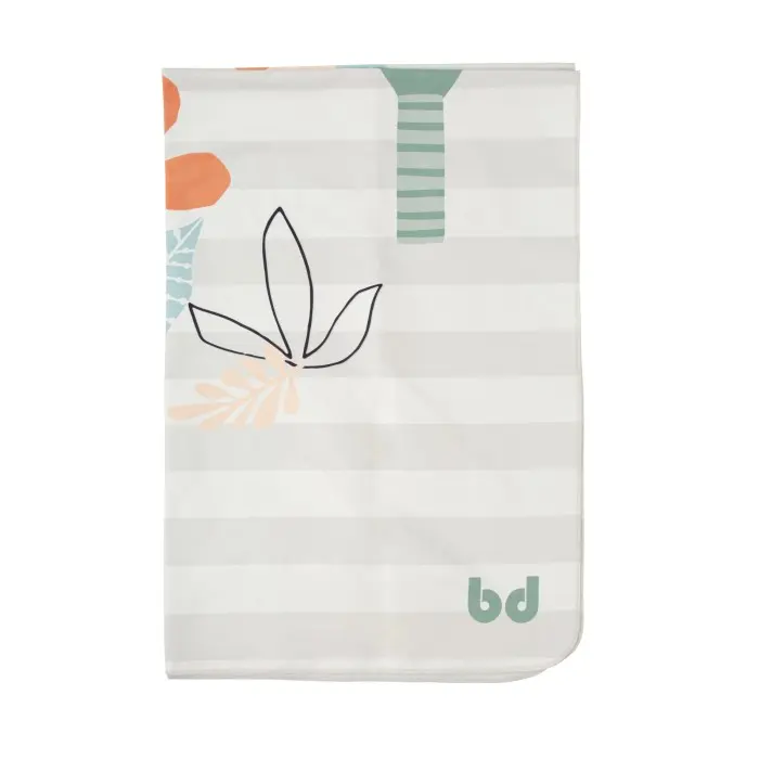 Bimbidreams Serviette de plage 100x150cm - Tucan Gris Serviette