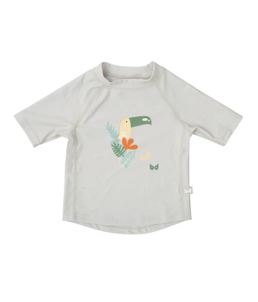 Bimbidreams baby UV-protective swim T-shirt 12-24 months - Toucan Grey