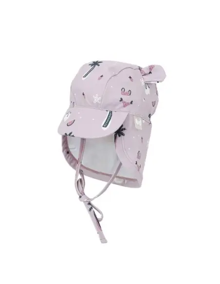 Bimbidreams Chapeau anti-UV bébé 3-9 mois - Hawai Lila Chapeau 