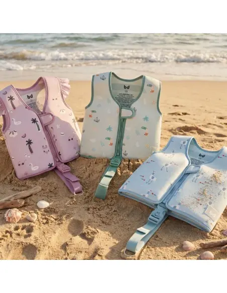 Bimbidreams Gilet de natation bébé anti-UV UPF 50+ 1-3 ans -