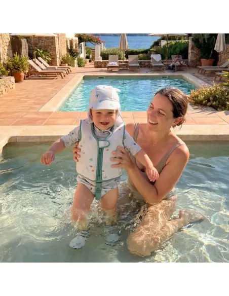Bimbidreams Gilet de natation bébé anti-UV UPF 50+ 1-3 ans -
