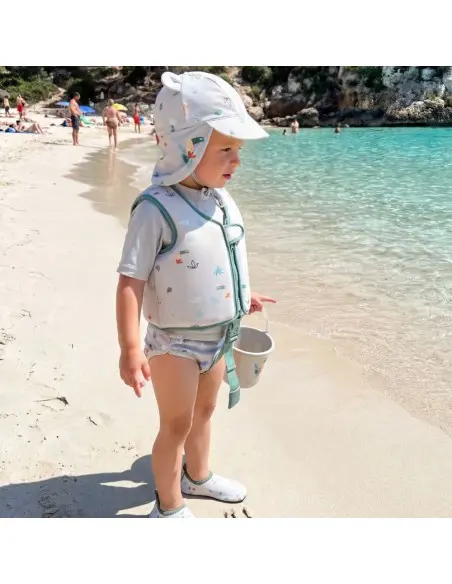 Bimbidreams Gilet de natation bébé anti-UV UPF 50+ 1-3 ans -
