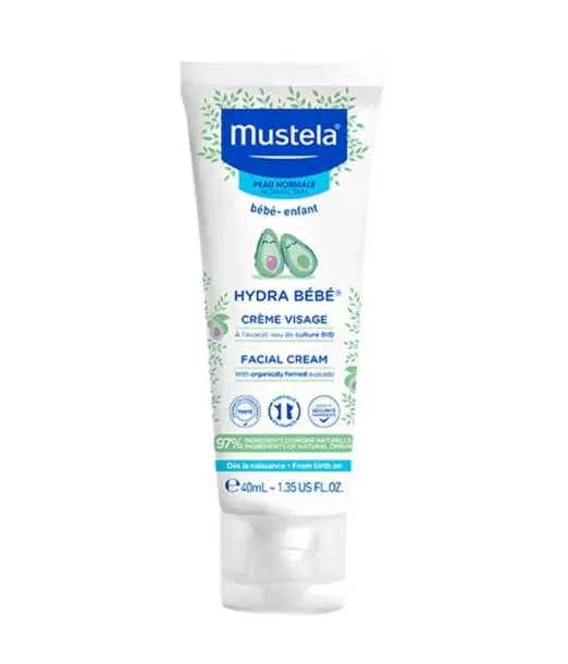 Hydra bébé crème visage Mustela 40ml