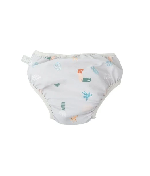 Bimbidreams baby swim costume leak-proof UPF 50+ from 6 to 12 months - Grey Toucan 2