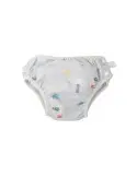 Bimbidreams Maillot de bain bébé anti-fuites UPF 50+ 12-18 mois - Tucan Gris