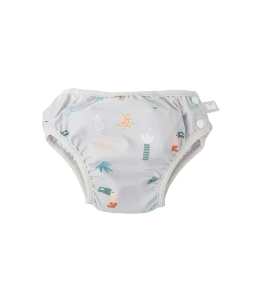Bimbidreams leak-proof baby swim diaper UPF 50+ 18-24 months — Tucan Grey