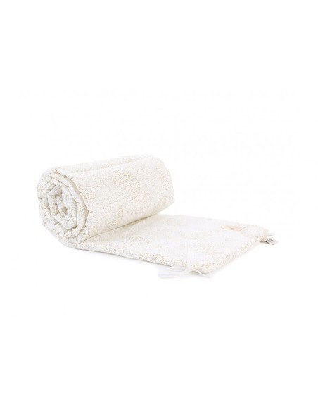 Tour de lit Nest gold bubble white Nobodinoz