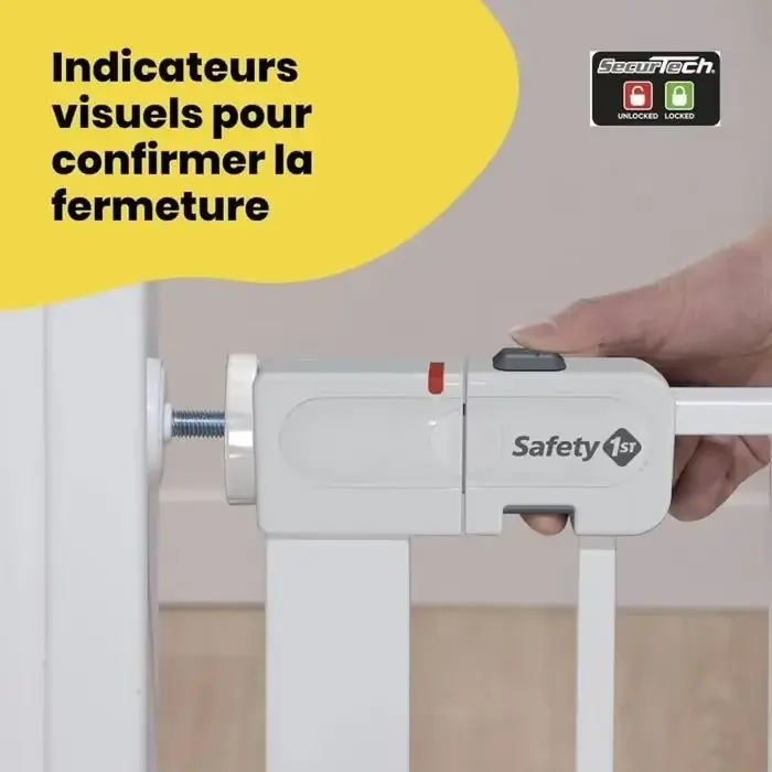 Safety 1st Barrière de Sécurité en Métal Auto Close 73cm à 80cm