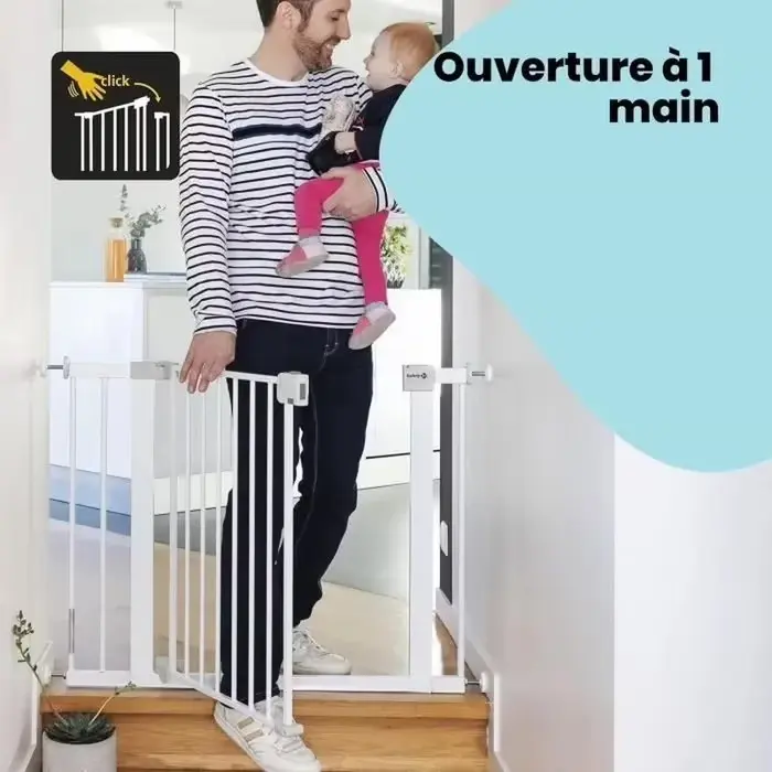 Safety 1st Barrière de Sécurité en Métal Auto Close 73cm à 80cm
