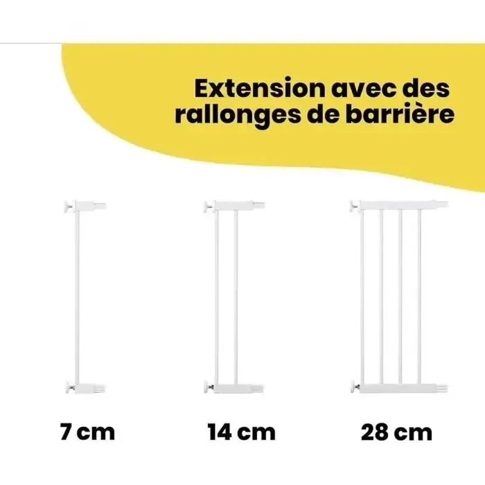 Safety 1st Barrière de Sécurité en Métal Auto Close 73cm à 80cm