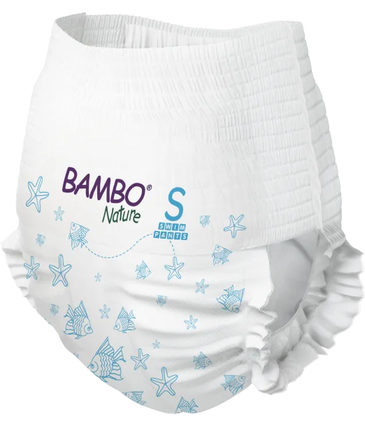 Bambo Nature Couches de Piscine Taille S (7-12 kg) – 12 couches