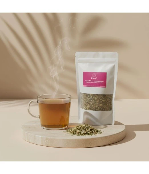 Organic galactagogue breastfeeding herbal teas By Myriam El Haddioui - large format 2