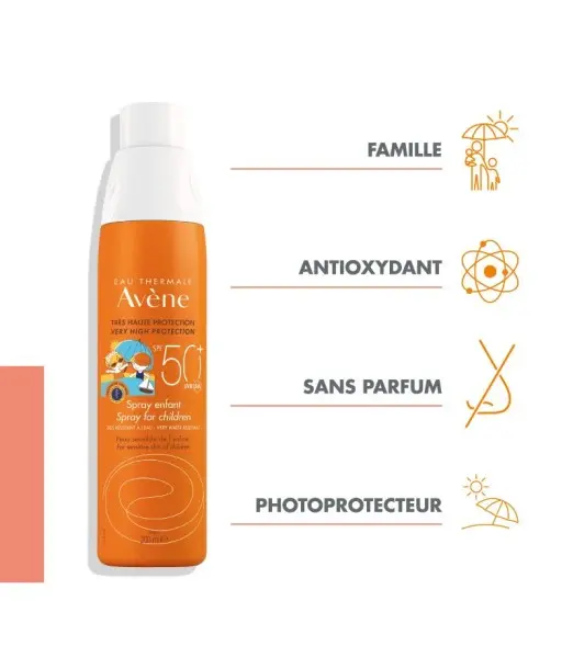 Spray SPF 50+ Enfant 200ml Avène 2