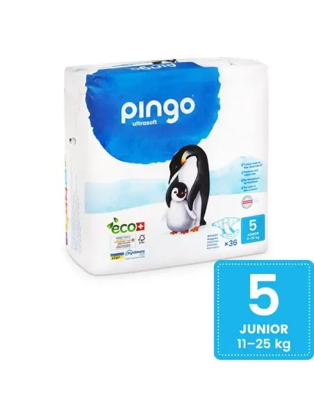 Pingo diapers Size 5 (from 11 to 25 kg) 36 units