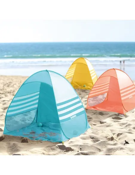 Ludi Tente Abriplage Pop-up anti-UV 10m+ Jaune