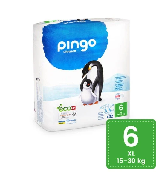 Pingo diapers Size 6 (15-30 kg) 32 units