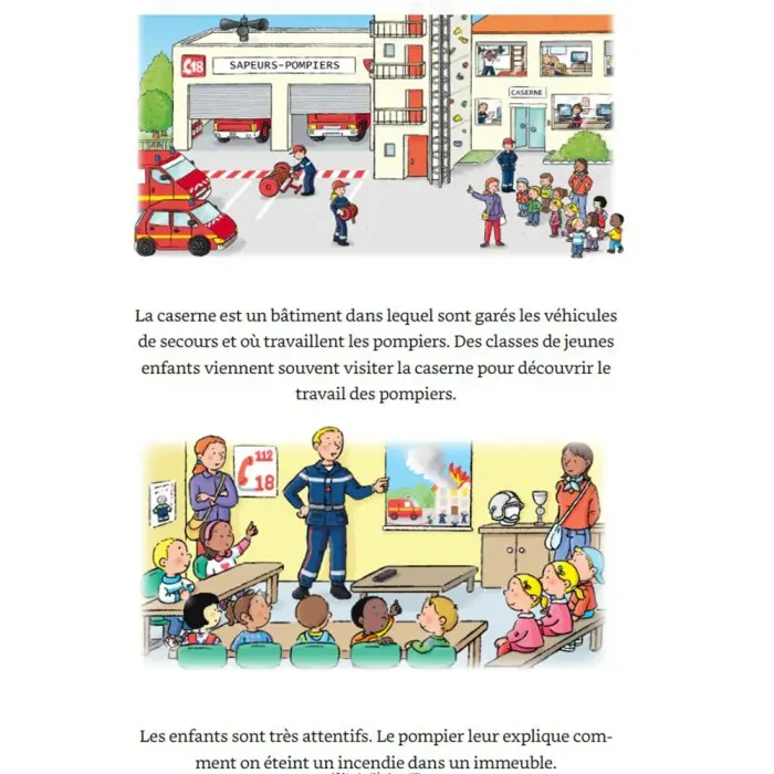 L’imagerie des tout-petits : Les pompiers dans 0 - 3 ans chez Baby And Mom Maroc