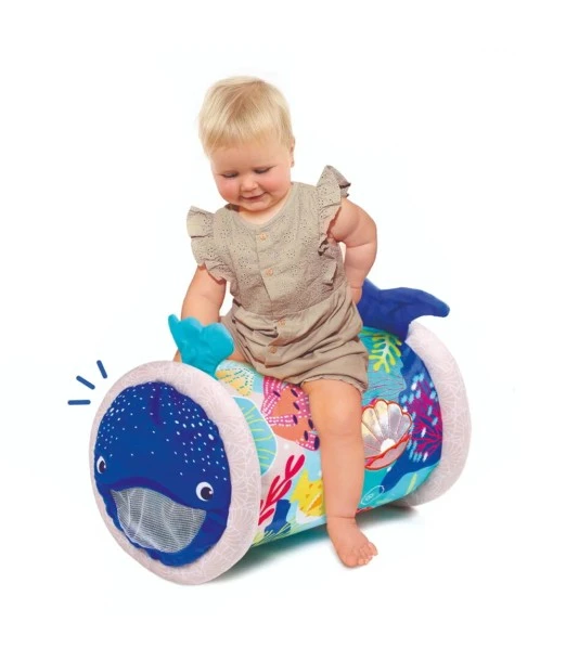 Ludi baby roller in whale fabric from 6 months 2