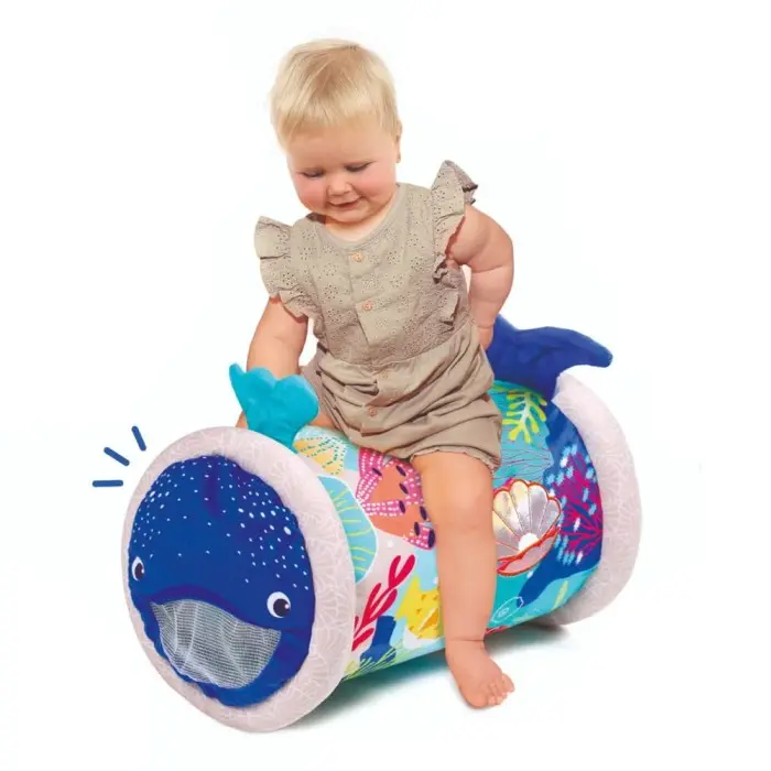 Ludi Baby Roller en Tissu Baleine 6mois+ dans Tapis d'éveil chez Baby And Mom Maroc