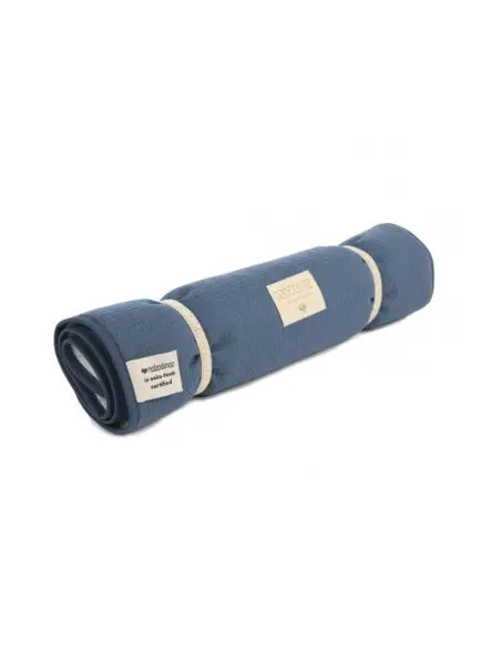 Tapis à langer Nomad nid d'abeille night blue Nobodinoz