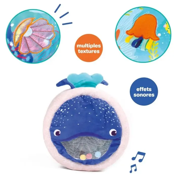 Ludi Baby Roller en Tissu Baleine 6mois+ dans Tapis d'éveil chez Baby And Mom Maroc