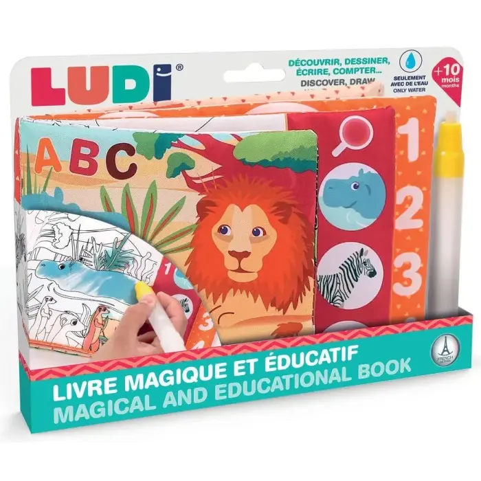 Ludi Livre Magique à l’Eau 5 Activités 10mois+ dans Jouet chez Baby And Mom Maroc