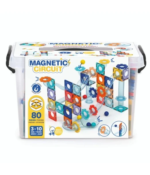 Ludi Magnetic track, 80 pieces, from 3 to 10 years