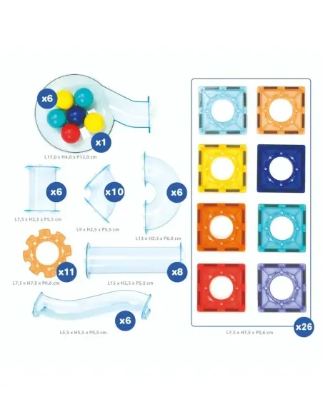Ludi Magnetic track, 80 pieces, from 3 to 10 years — photo 3