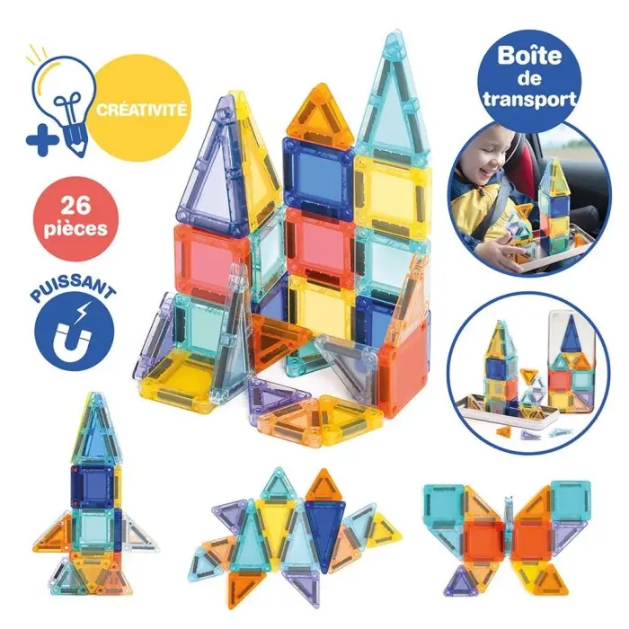 Ludi Mini Tuiles Magnétiques 26 pièces 3-10ans dans 3 - 5 ans chez Baby And Mom Maroc