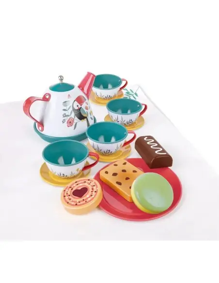 Hape wooden 15-piece tea set 3+