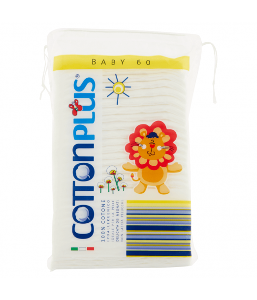 CottonPlus Baby 60 carrés Extra Large 100% Coton