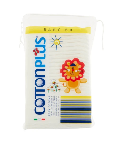 CottonPlus Baby 60 squares extra-large 100% cotton