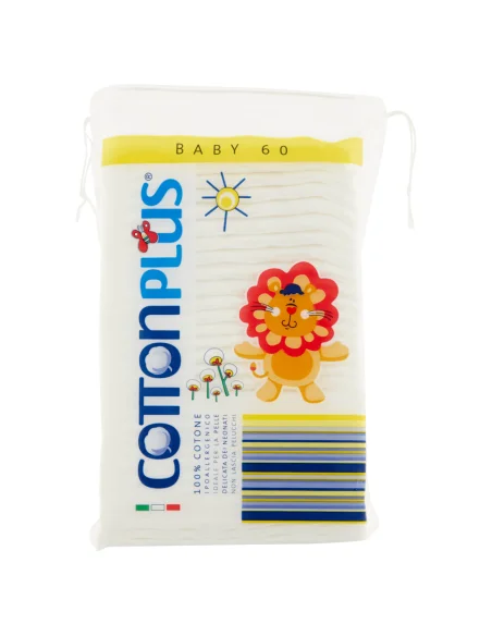 CottonPlus Baby 60 squares extra-large 100% cotton