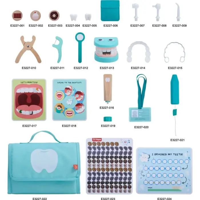 Hape Kit du Petit Dentiste - Set clinique dentaire SuperSmile